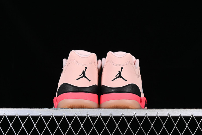 air jordan 5 retro low girls that hoop arctic orange/red/black da8016-806