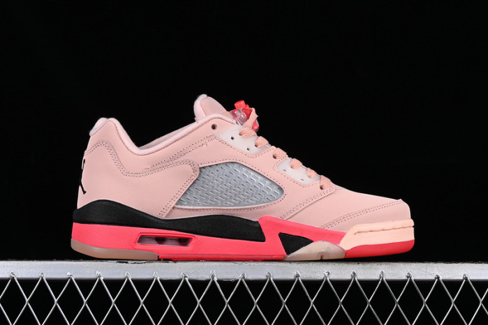 air jordan 5 retro low girls that hoop arctic orange/red/black da8016-806