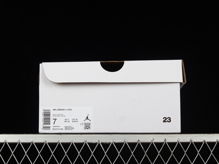 jordan 1 low reverse black toe dc0774-160