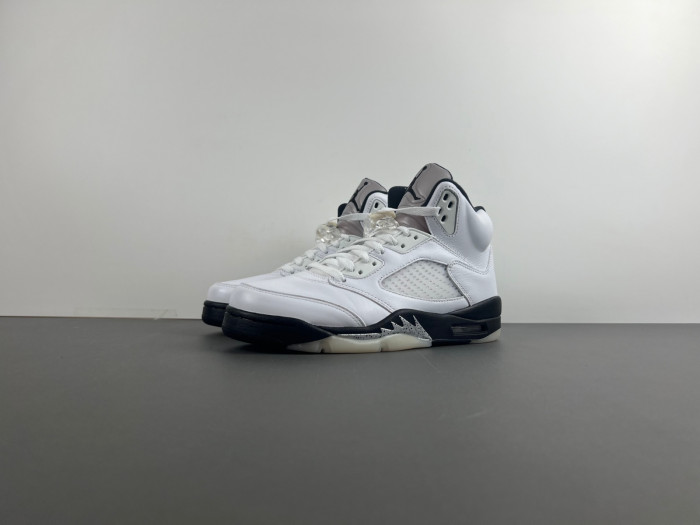 air jordan 5 "white/black" dd0587-110