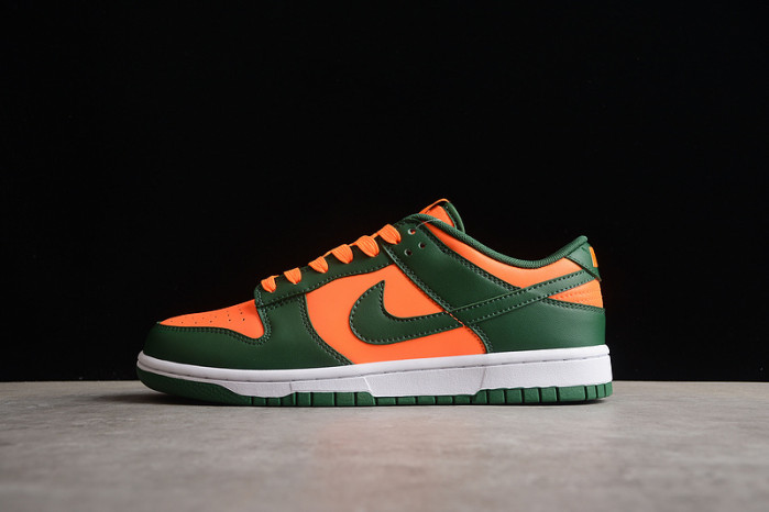 nike dunk low "miami hurricanes" dd1391-300