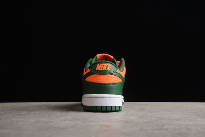 nike dunk low "miami hurricanes" dd1391-300
