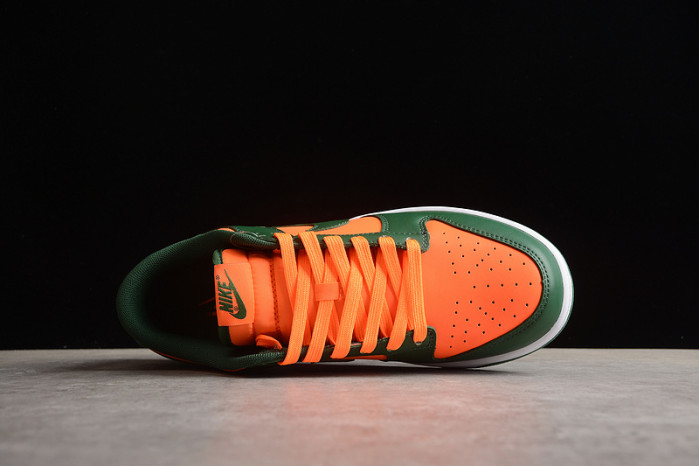 nike dunk low "miami hurricanes" dd1391-300