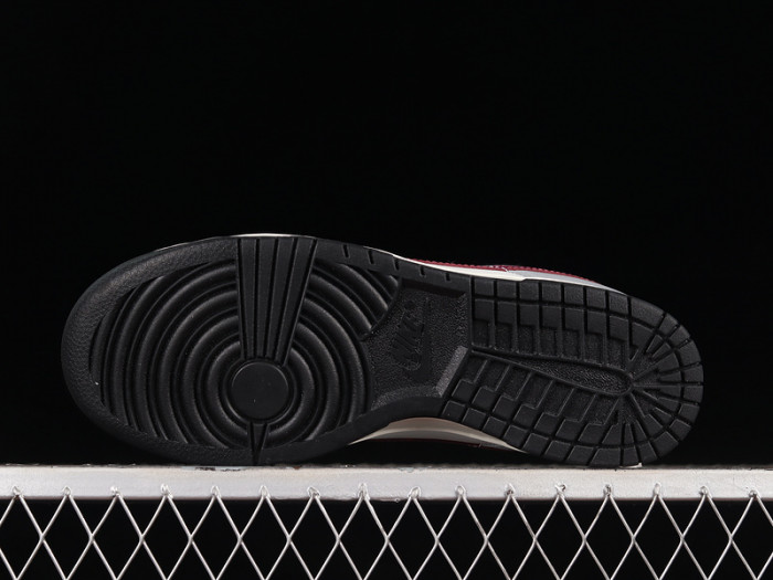 nike dunk low grey team red dd1503-122