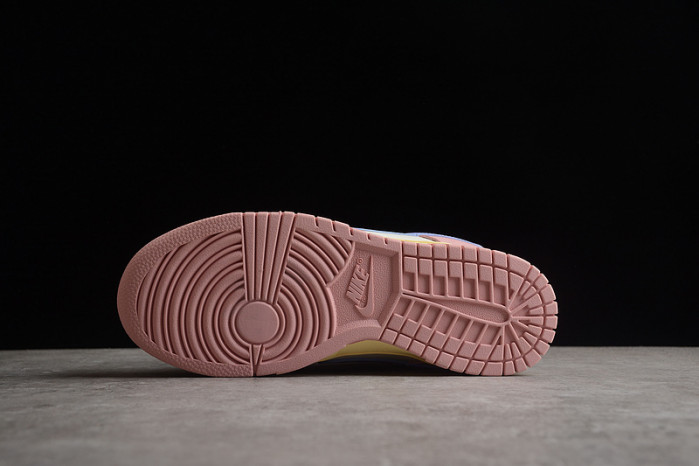 nike dunk low pink oxford - dd1503-601