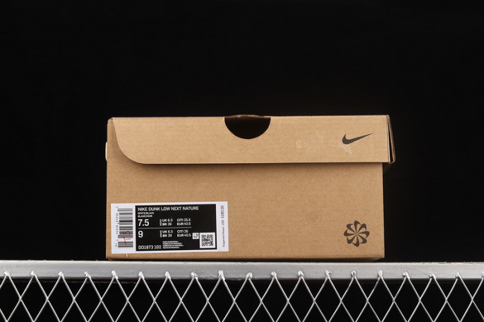 nike dunk low next nature ‘white/black’ dd1873-102