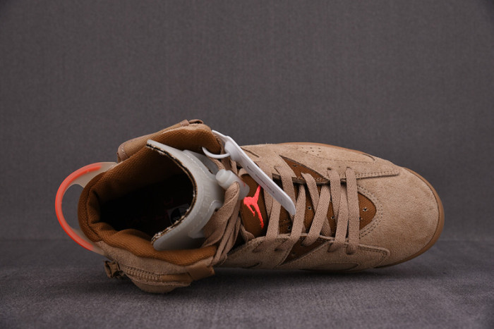 travis scott x air jordan 6 “british khaki” dh0690-200