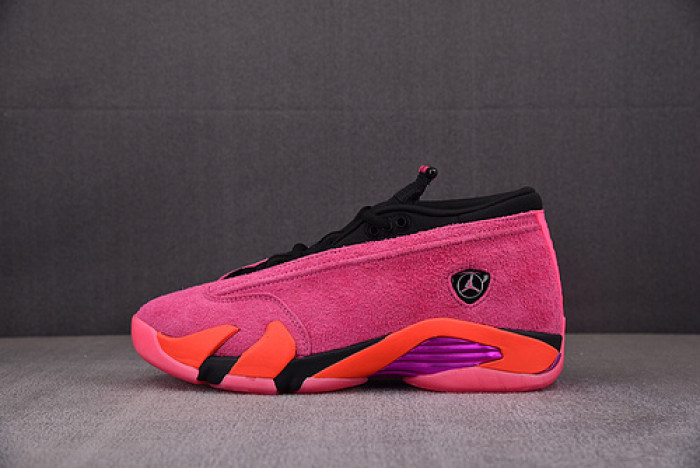 jordan 14 retro low shocking pink (w) dh4121-600