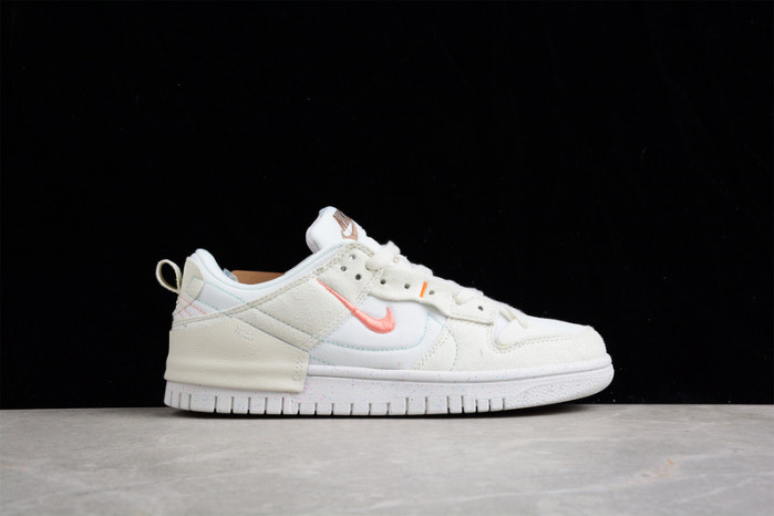 nike dunk low disrupt 2 pale ivory - dh4402-100