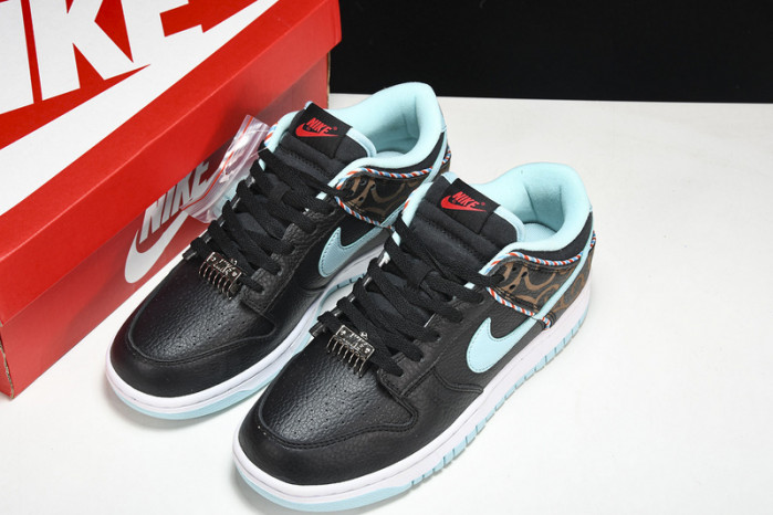 nike dunk low barbershop black dh7614-001