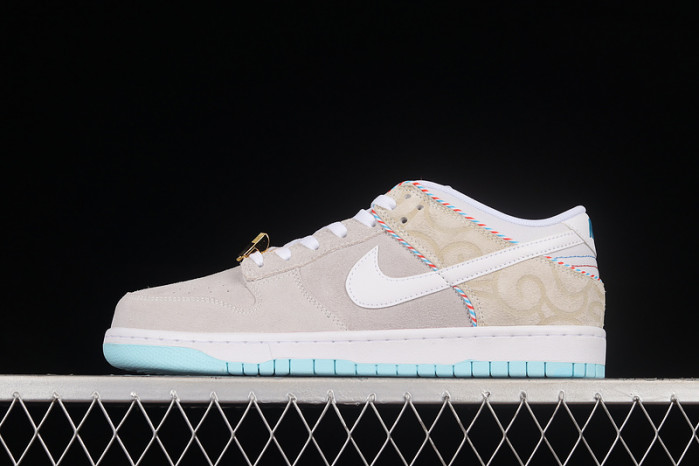 nike dunk low barbershop grey dh7614-500