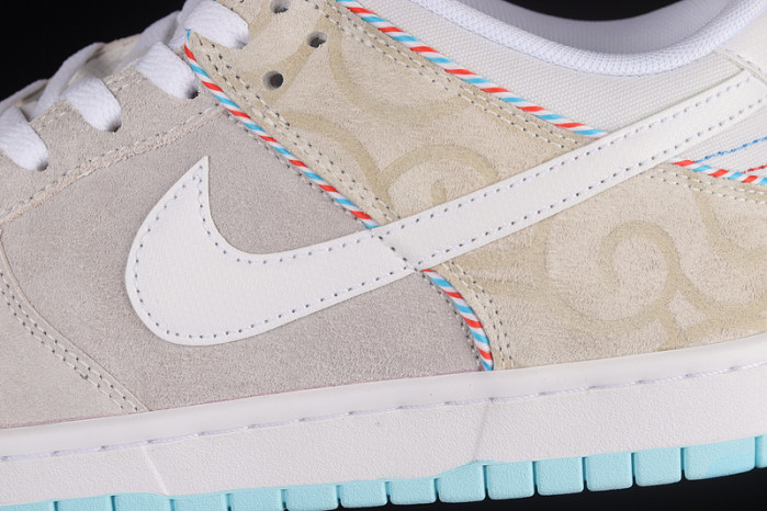 nike dunk low barbershop grey dh7614-500