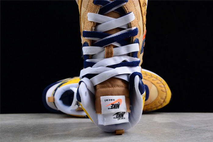 nike vaporwaffle sacai jean paul gaultier sesame blue dh9186-200