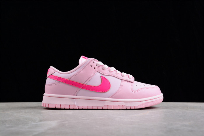 nike dunk low triple pink - dh9756-600