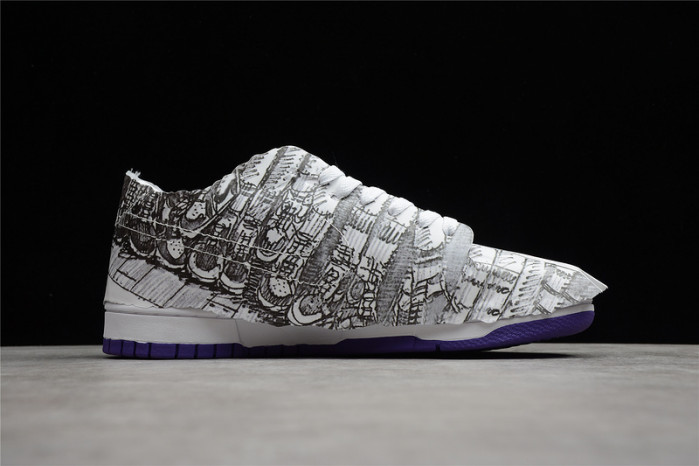 nike dunk low flip the old school (w) dj4636-100