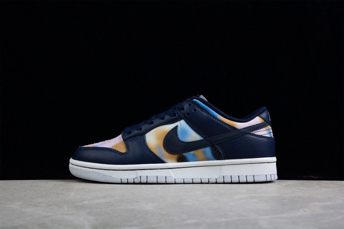 nike dunk low graffiti navy - dm0108-400