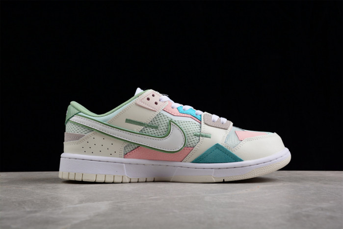 nike dunk low scrap grey haze phantom - dm0802-001