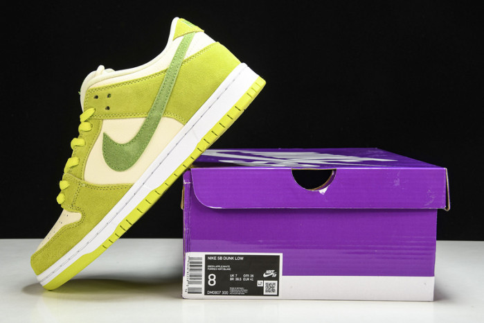 nike sb dunk low green apple dm0807-300