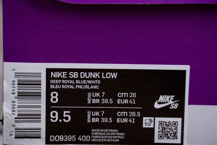 nike sb dunk low "dodgers" do9395-400