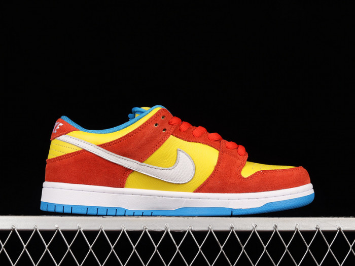 nike dunk low “bart simpson" bq6817-602