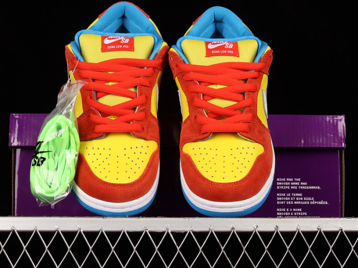 nike dunk low “bart simpson" bq6817-602