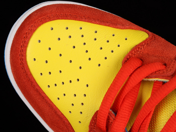 nike dunk low “bart simpson" bq6817-602