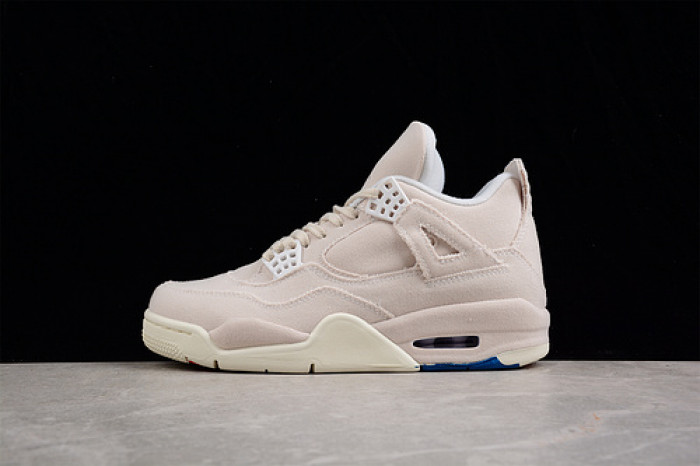 air jordan 4 canvas sail cement grey dq4909-100