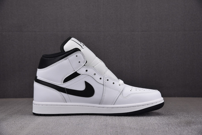 air jordan 1 mid white black dq8426-132