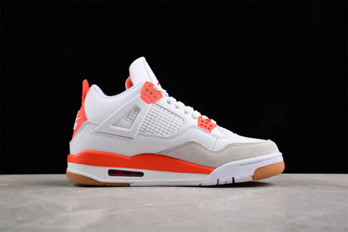 air jordan 4 white and orange dr5415-108