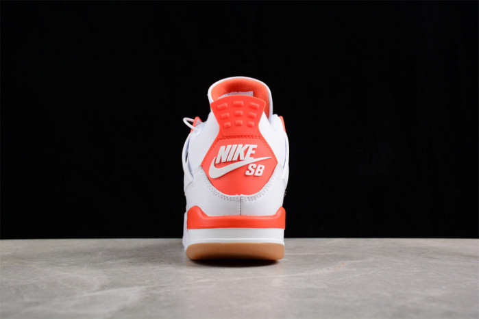 air jordan 4 white and orange dr5415-108