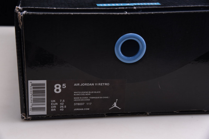 air jordan 11 retro legend blue 378037-117