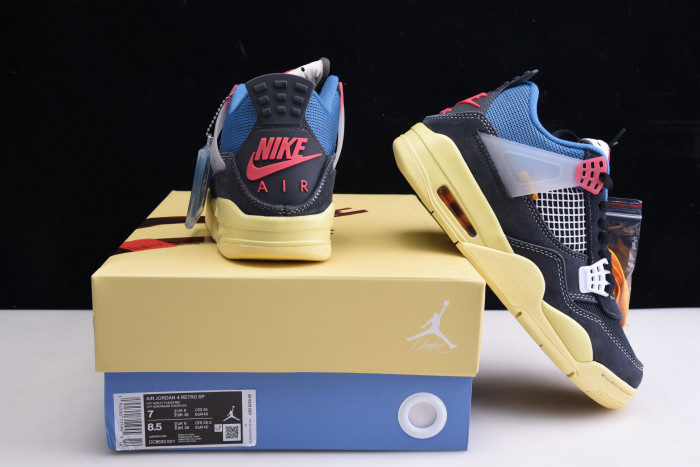 air jordan 4 retro union off noir dc9533-001