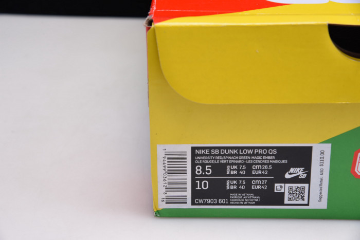 nike dunk low sb "strawberry cough" cw7093-601