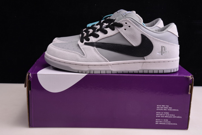 nike sb dunk low pro grey/black bq6817-101