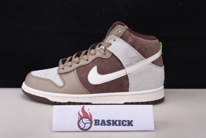 nike dunk high light chocolate - dh5348-100