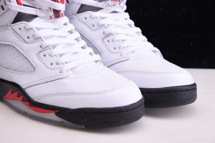 jordan 5 retro fire red silver tongue (2020) - da1911-102