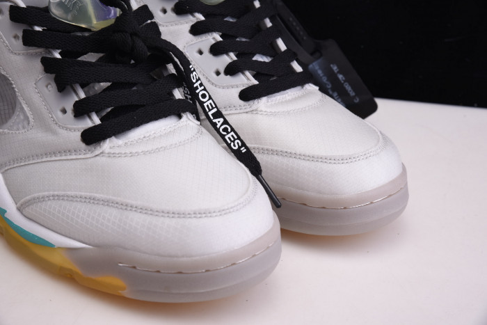 ofw air jordan 5 sp grey green - ct8480-105