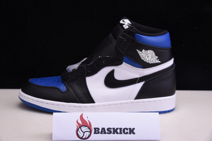 air jordan 1 retro high black game royal - 555088-041‎