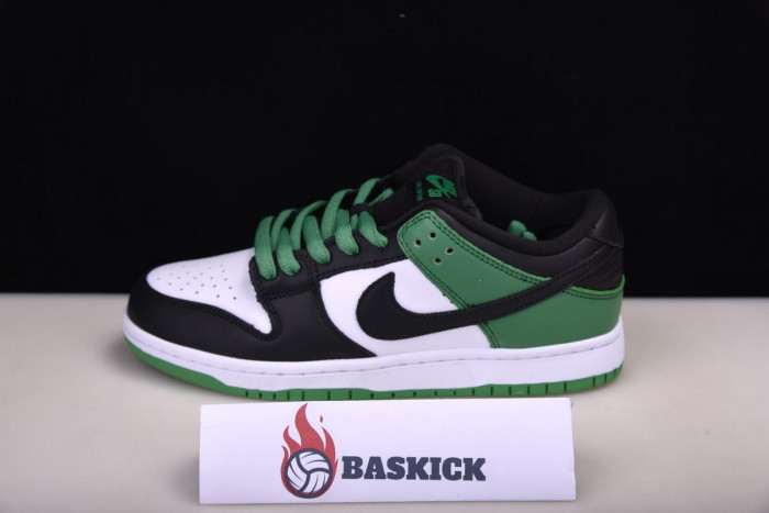 nike sb dunk low classic green - bq6817-302