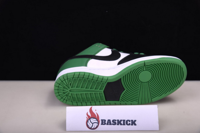 nike sb dunk low classic green - bq6817-302