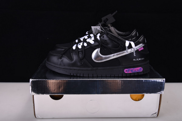 ofw x nike dunk low the 50 of 50 black dm1602-001