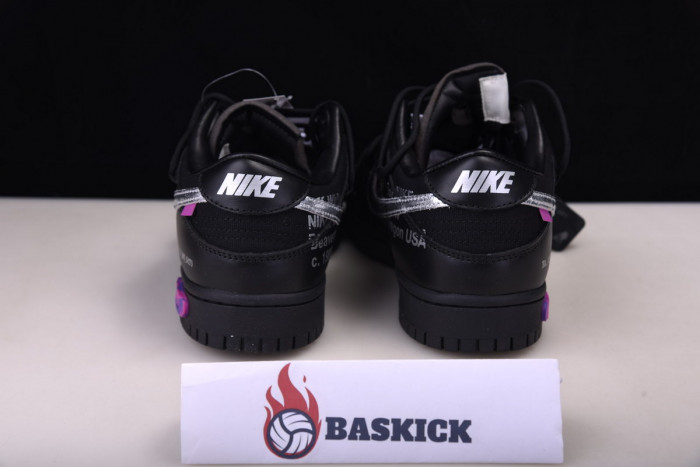 ofw x nike dunk low the 50 of 50 black dm1602-001