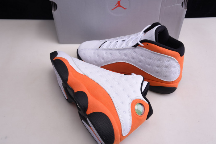 air jordan retro 13 starfish white black 414571-108
