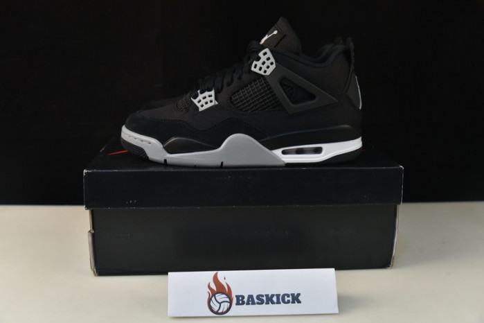 air jordan 4 “black canvas” dh7138-006