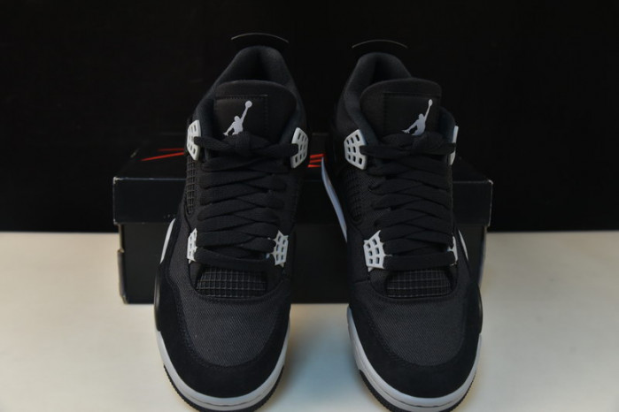 air jordan 4 “black canvas” dh7138-006