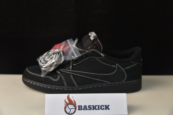 travis scott x air jordan 1 low “black phantom” dm7866-001