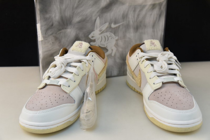 nike dunk low year of the rabbit brown fd4203-211