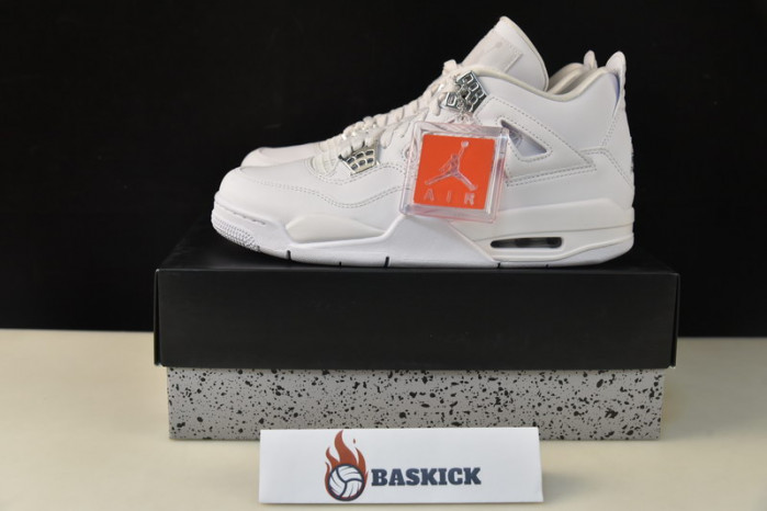 air jordan 4 retro “pure money” white mens 308497-100