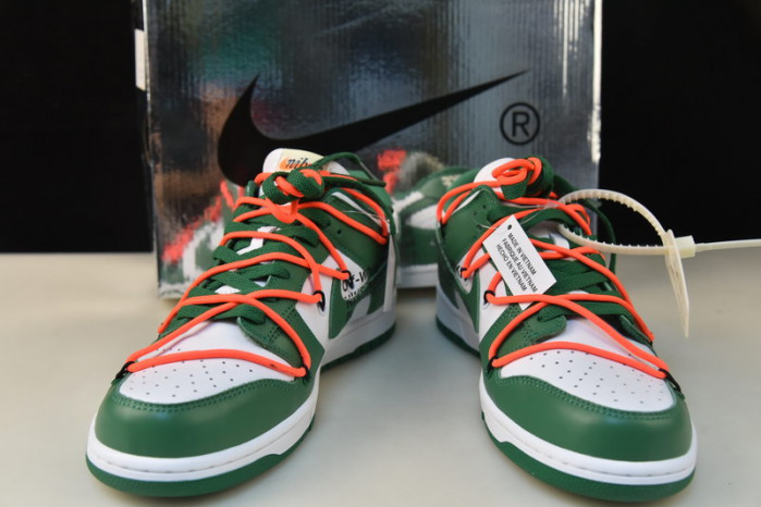 ofw nike dunk low pine green - ct0856-100