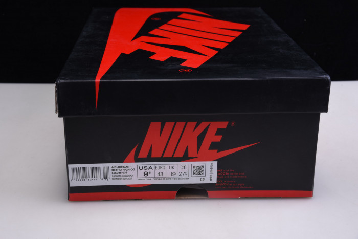 jordan 1 retro high black metallic gold (2020) 555088-032